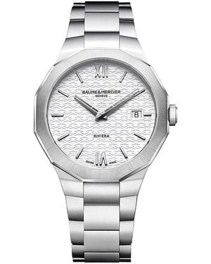 Baume & Mercier Riviera Watch, 39Mm - Gray