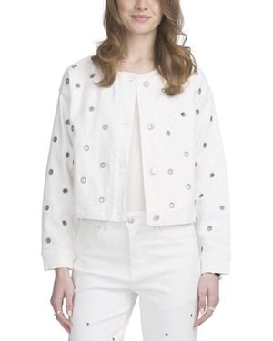 Elle Collection Grommet Jacket - White