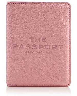 Marc Jacobs Leather Passport Case - Pink
