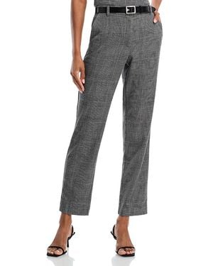 French Connection Slim Fit Cropped Pants - Grey