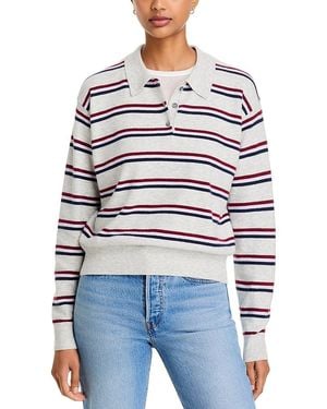 Levi's Super Soft Long Sleeve Polo Top - Blue