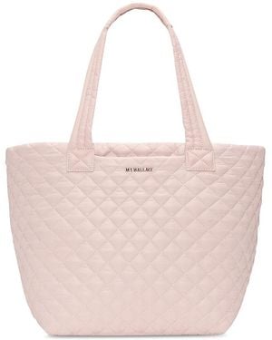 MZ Wallace Medium Metro Tote Deluxe - Pink