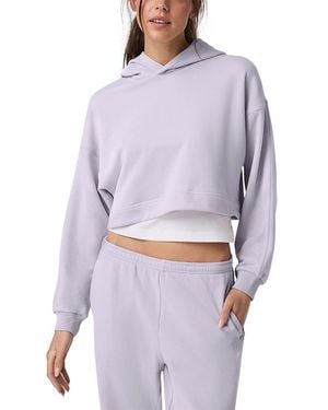 Vuori Sedona Cropped Hoodie - Purple