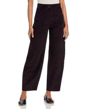Co. Rduroy Barrel Pants - Black