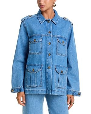 Blazé Milano Nariida Sahariana Denim Jacket - Blue