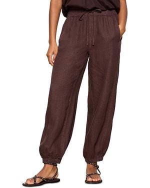 Sanctuary Melody Linen Balloon Pants - Brown