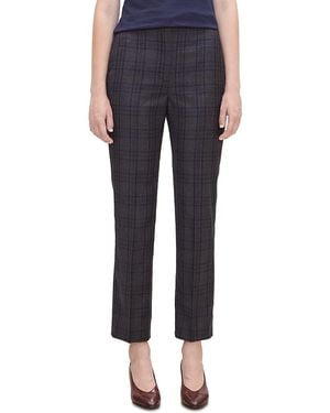 Theory Marcee Wool Ankle Pants - Blue