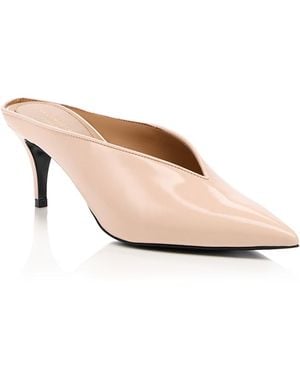 Stella McCartney Brushed Heel Mule Pumps - Pink