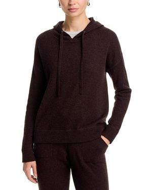 C by Bloomingdale's Cashmere Pullover Cashmere Hoodie - Purple