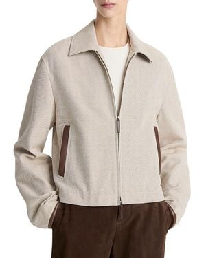 Vince Zip Jacket - Natural