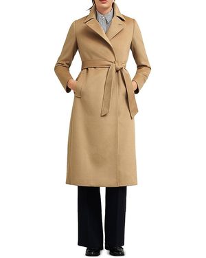 Hobbs Petite Livia Wool Coat - Natural