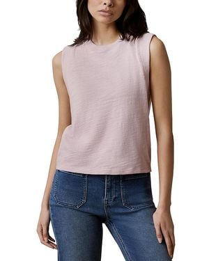 Faherty Sunwashed Muscle Tank Top - Purple