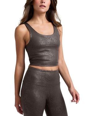 Beyond Yoga Powershine Sport & Street Cropped Top - Black