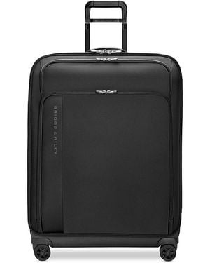 Briggs & Riley Expandable Spinner Checked Bag - Black