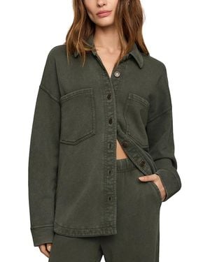 Z Supply All Day Cotton Knit Jacket - Green