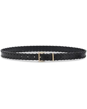 FRAME The Whipstitch Belt - White