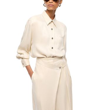 Pinko Careser Camicia Twill Shirt - Natural