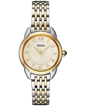 Seiko Essentials Watch, 29Mm - Metallic