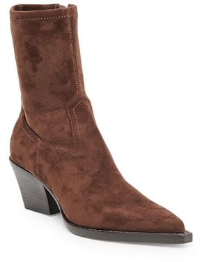 Dolce Vita Dv By Rutger Faux Suede Ankle Boots - Brown