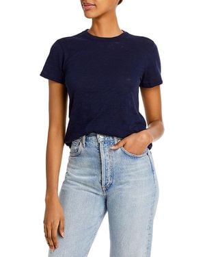 ATM Anthony Thomas Melillo Schoolboy Crewneck Tee - Blue