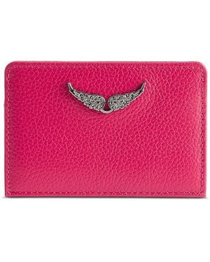 Zadig & Voltaire Pass Leather Wallet - Pink