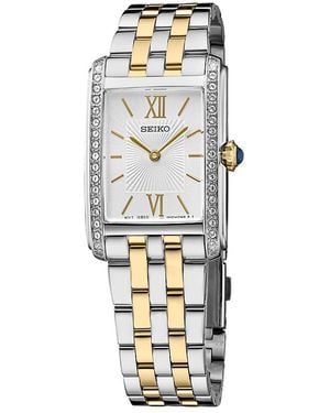 Seiko Essentials Watch, 33Mm X 23Mm - White