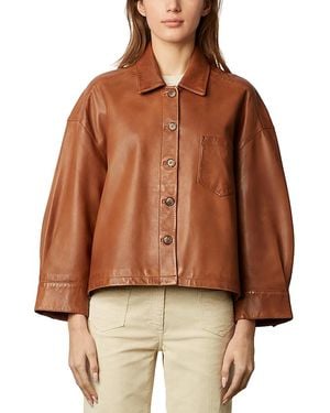 Gerard Darel Jocya Leather Jacket - Brown