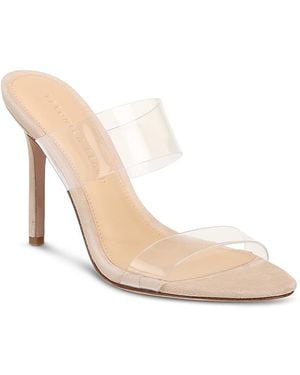 Veronica Beard Asha Slip On High Heel Sandals - Natural