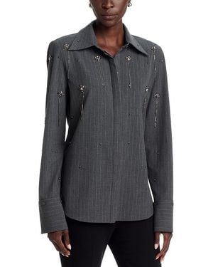 Kobi Halperin Bridget Beaded Blouse - Gray