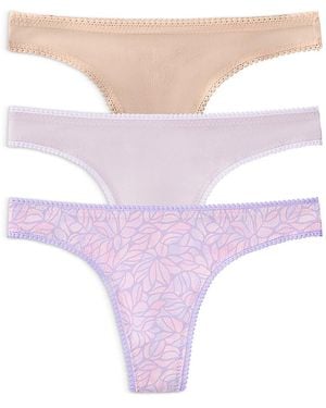 On Gossamer Hip G Thongs, Set Of 3 - Purple