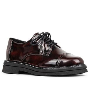 Donald J Pliner Leonard Oxford Flats in Black Lyst