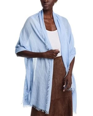 V. Fraas Fraas Crinkle Wash Wrap - Blue