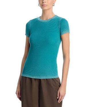 Cotton Citizen Verona Ribbed Tee - Blue