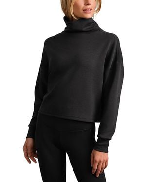 Rhone Dreamglow Mock Neck Sweatshirt - Black