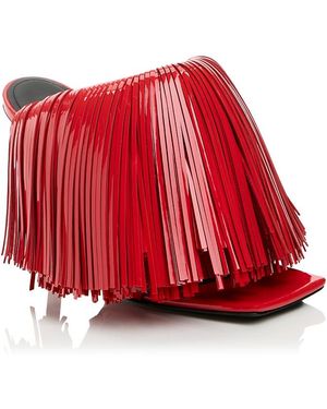 Givenchy Boudoir Fringed Sandals - Red