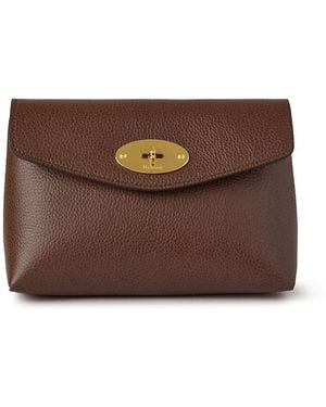 Mulberry Darley Cosmetic Pouch - Brown