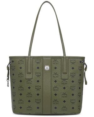 MCM Liz Vi Small Shopper Bag - Green