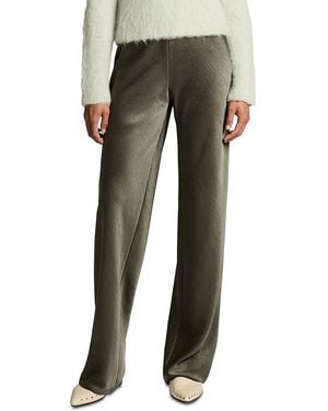 Vince Fluid Satin Bias Pant - Gray