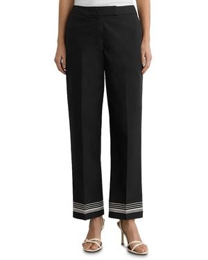 Reiss Petite Tapered Pants - Black