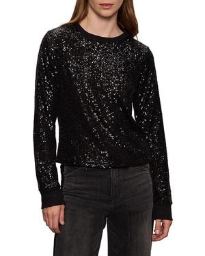 Sanctuary Sparkle Together Sequin Top - Black