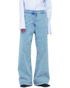 Another Tomorrow Carpenter Denim Pant - Blue