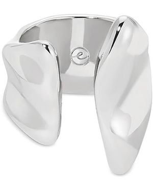 Ettika Liquid Luxe Open Ring - Gray
