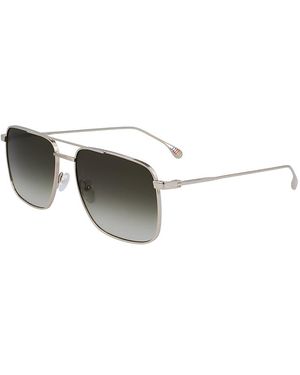 Paul Smith Halsey Navigator Sunglasses, 58Mm - Metallic