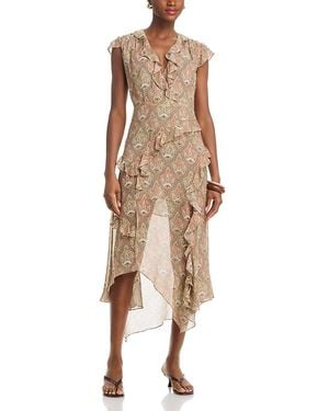 Veronica Beard Avenel Cap Sleeve Dress - Natural