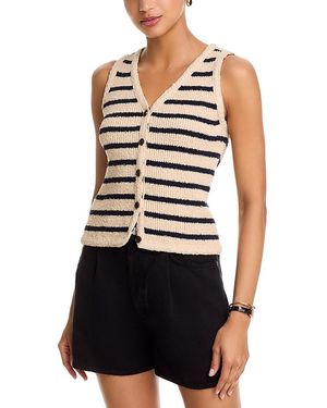 Rails Sade Striped Sleeveless Sweater - Blue
