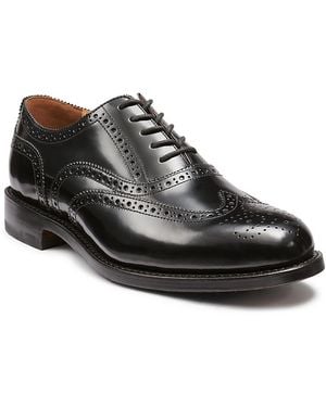 G.H. Bass & Co. G. H. Bass Monogram Double Brogue Wingtips - Black