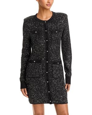 Toccin Harriet Button Front Mini Dress - Black