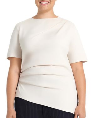 Estelle Sasha Pleated Top - White