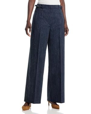 BOSS Tamilly Wool Blend Pants - Blue