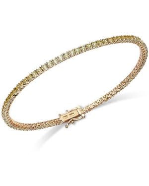 Bloomingdale's Fine Collection Gemstone Tennis Bracelet - White